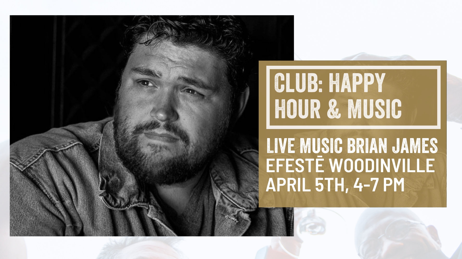 Woodinville Club Event: Live Music with Brian James